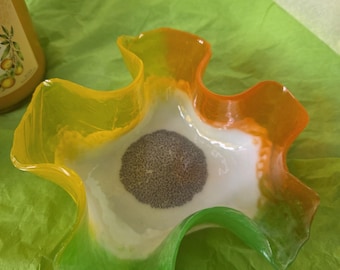 Resin Alcohol Ink Multi-Purpose Bowl – Snack, Key, Change Organizer