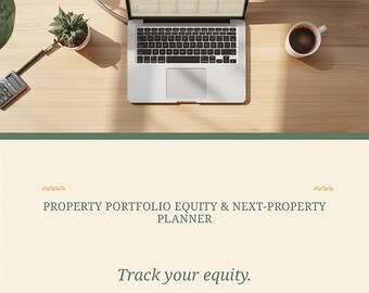 Rastreador de cartera inmobiliaria y planificador de capital en Australia / Compra de la próxima propiedad, capital utilizable, LVR Excel / Herramienta de crecimiento a 10 años