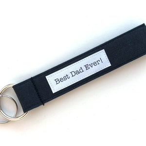 Faux leather Mom wristlet keychain-perfect for Mother\u2019s Day!