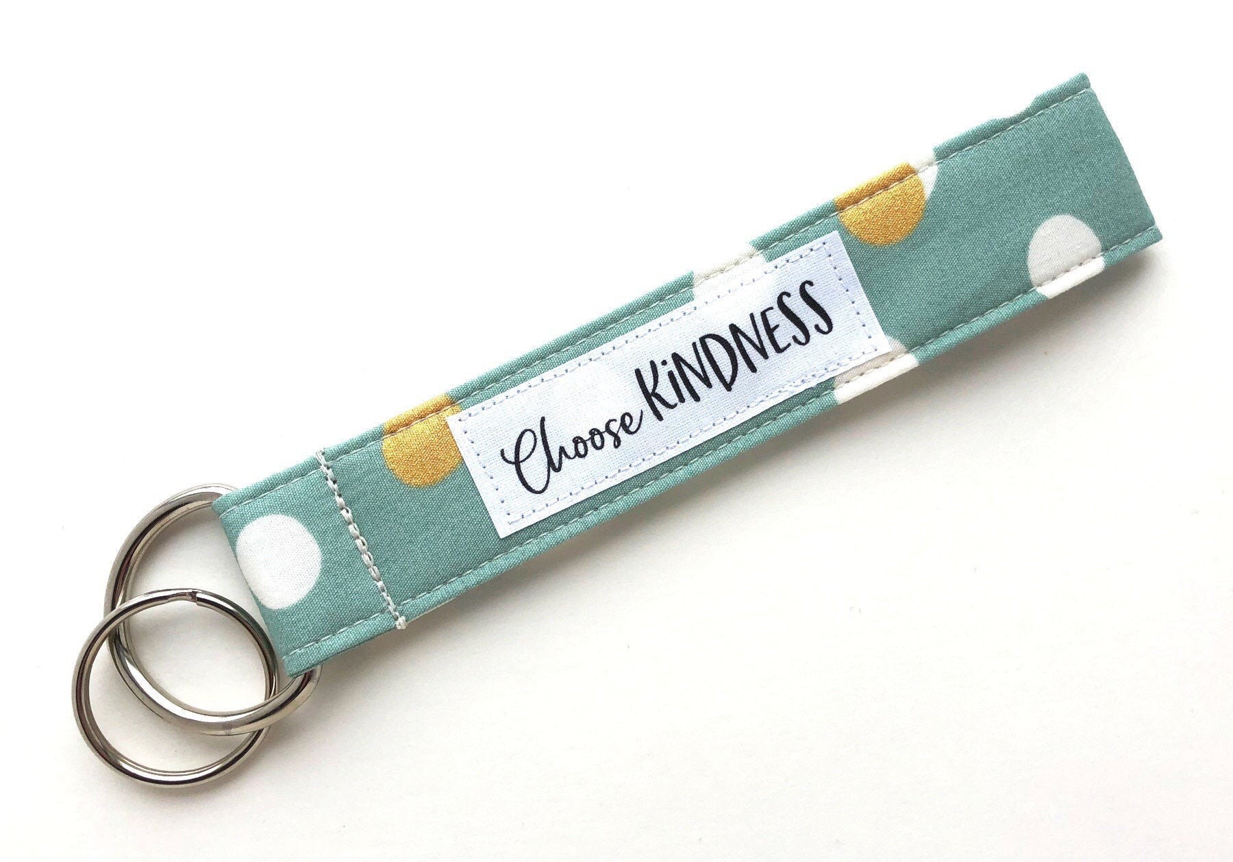 Kindred Key Chain Wrist Lanyard for Keys - Choose Kindness - Keychain Wristlet - Mint ...