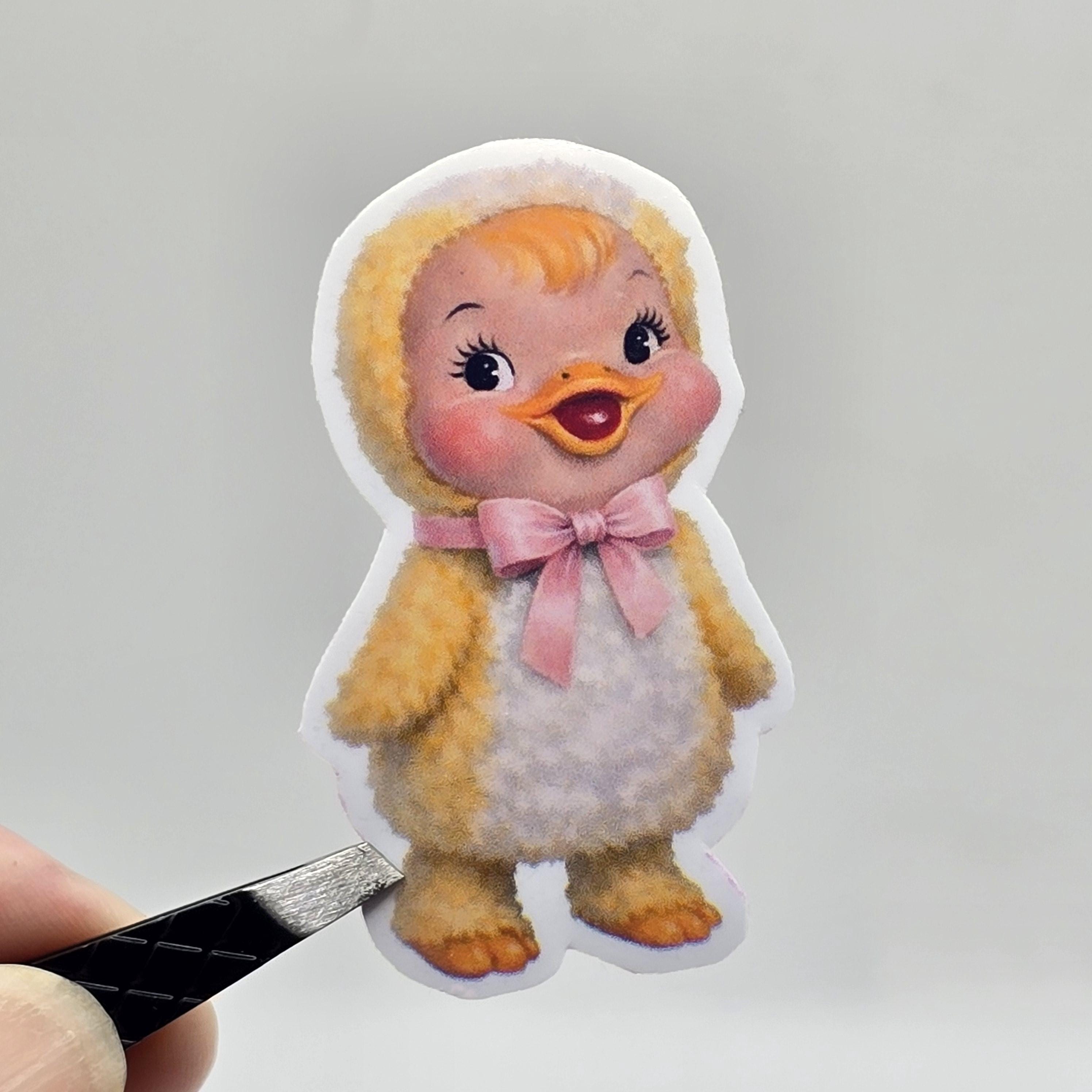 Sticker Plush Vintage Plush Sticker: Retro Kitsch Stuffed Animal Vinyl Decal - Etsy
