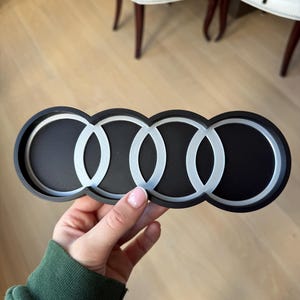 Audi Rings fack för nyckelringar | 3D-utskriven skrivbordsorganisatör, nyckelhållare
