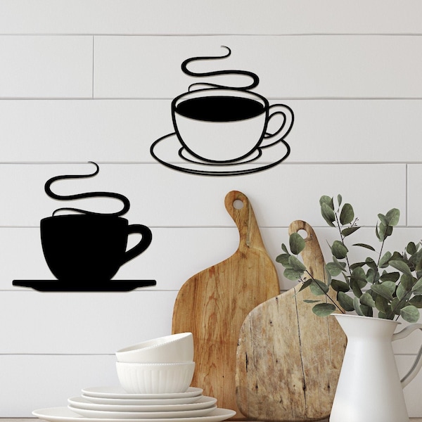 Coffee | Coffee Sign | Mug | Coffee Mug | Wood Words | Wood Word Cutout | Wood Word Signs | Laser Cut | Laser Cut Sign | Laser Cut Name DIY