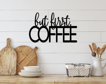 KU-DaYi But First Coffee Framed Block Sign 7 x 7 inches Rustic Farmhouse Style Solid Wood Sign Art Decor Standing On Shelf Table Friend Idea. Black KU-DaYi But First Coffee Framed Block Sign 7 x 7 inches Rustic Farmhouse Style Solid Wood Sign Art Decor Standing On Shelf Table Friend Idea. Black