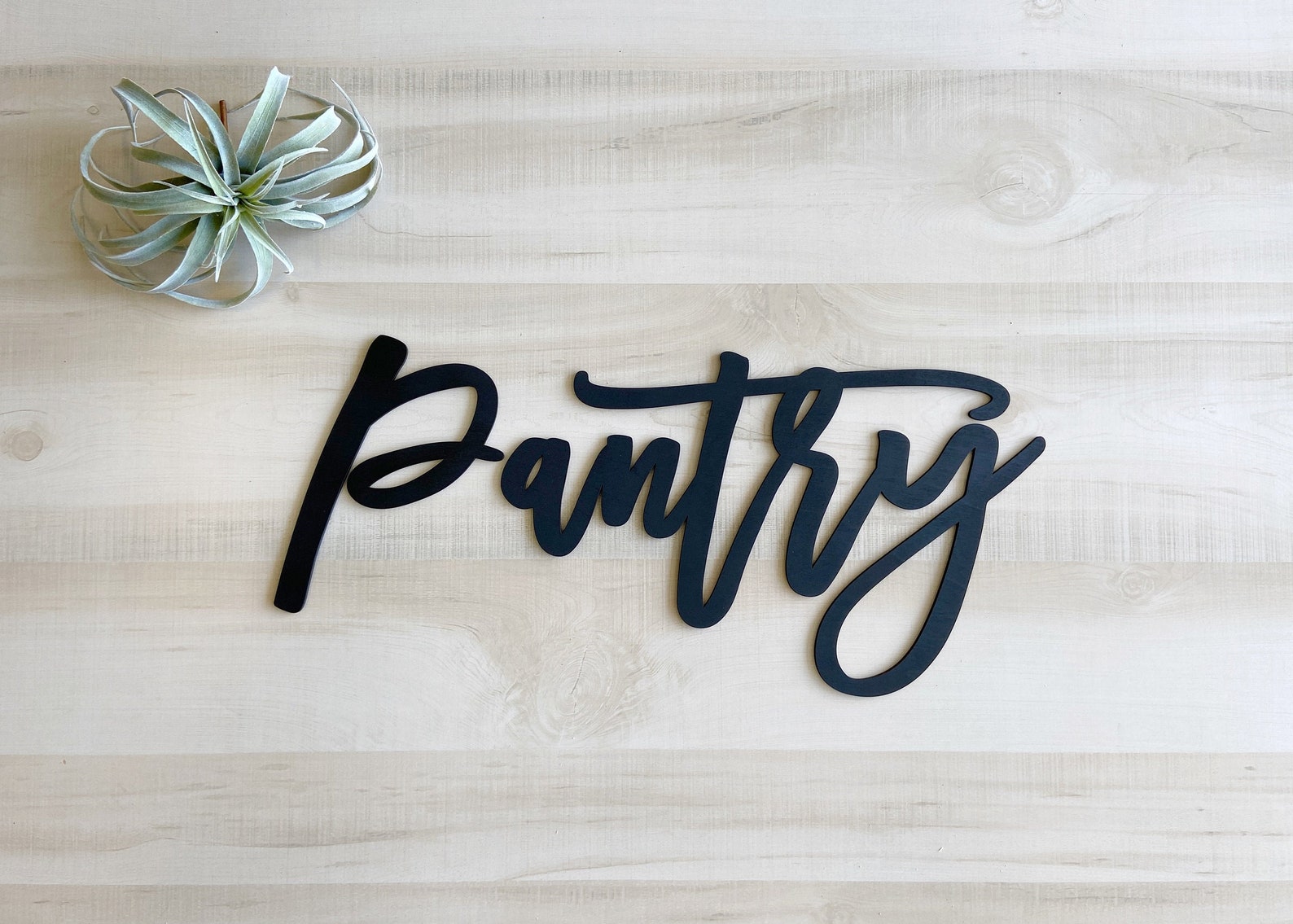 Pantry Pantry Sign Wood Words Wood Word Cutout Wood Etsy