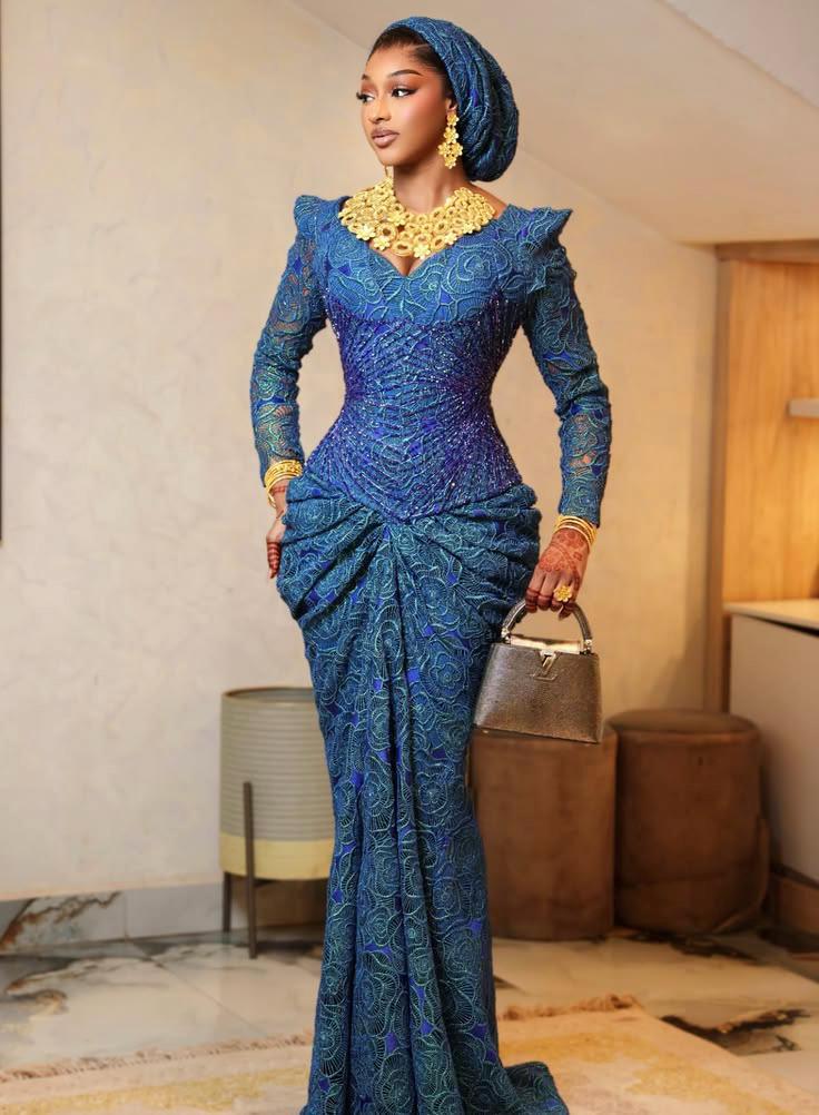 traditional nigerian bridesmaid dresses Blue Styles Blue Nigerian Bridesmaid Dress Plus size Men's Size:X-Large LL_HIDE_JULY_2025 Strapless Sequin Mini Dress thanksgiving outfits
