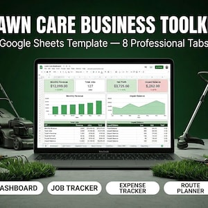 Lawn Care Planner: Client Routes, Jobs & Expenses - Google Sheets