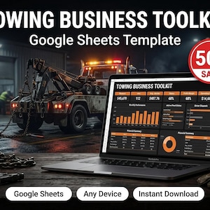 Tow Operator Spreadsheet: Fleet & Call Log - Profit Tracking