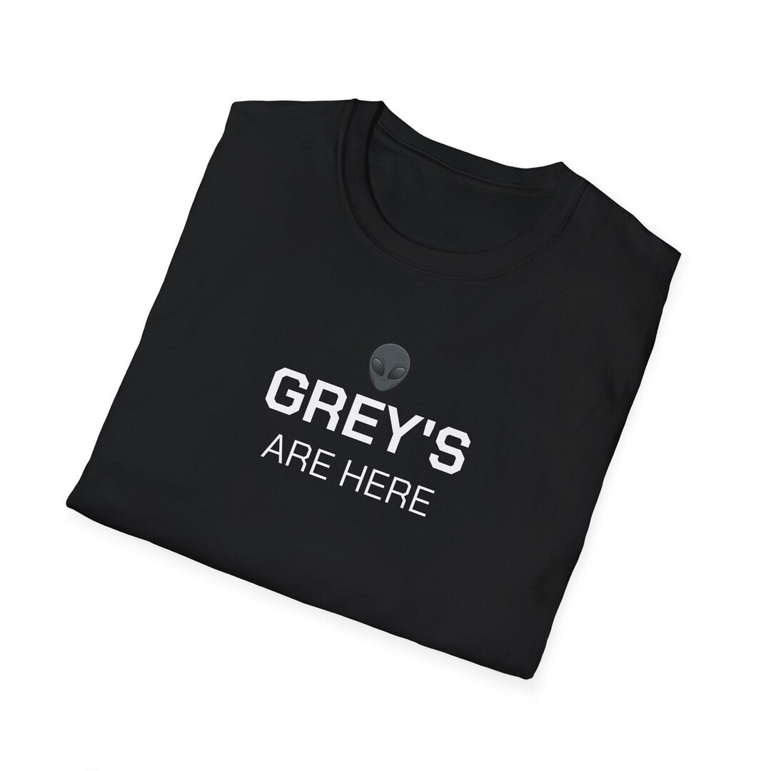 Grey Alien T-shirt | Minimalist Cosmic Streetwear Tee (limited Edition ...