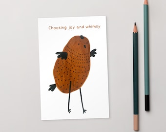 bird card (standard postcard)