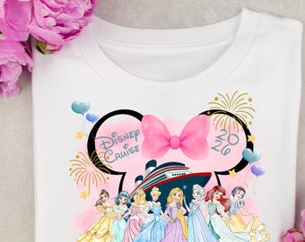 Disney Cruise Watercolor Princess Shirt