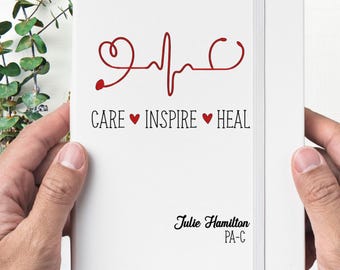 Personalized Inspirational Journal, Custom Hardcover Notebook