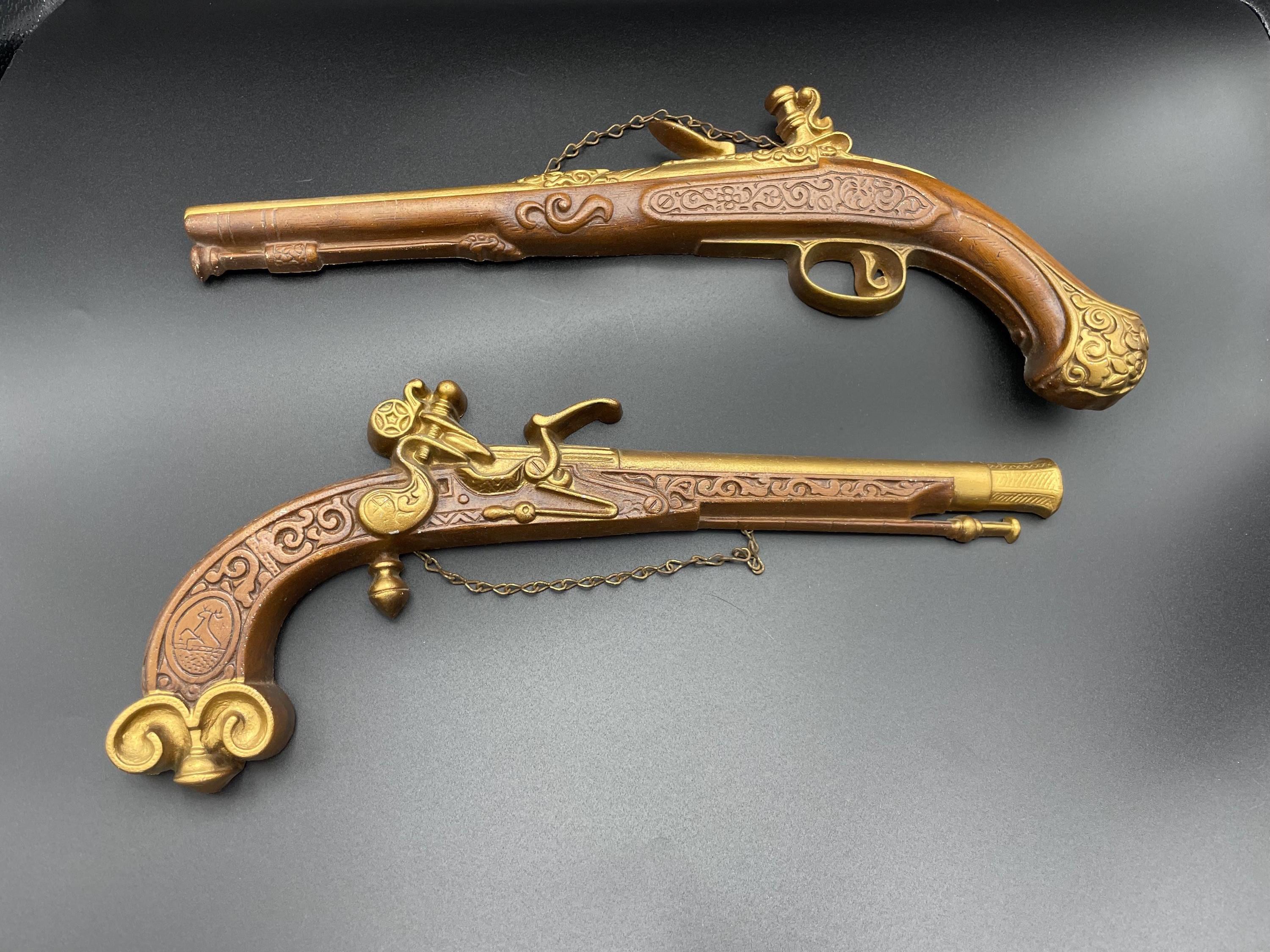 Vintage Sexton Die Cast Metal Dueling Pistols Wall Hanging Set - Etsy