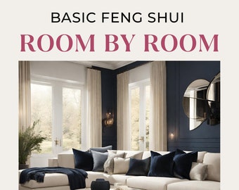 Printable and Digital Feng Shui Room by Room E-Guide, Feng Shui for Beginners