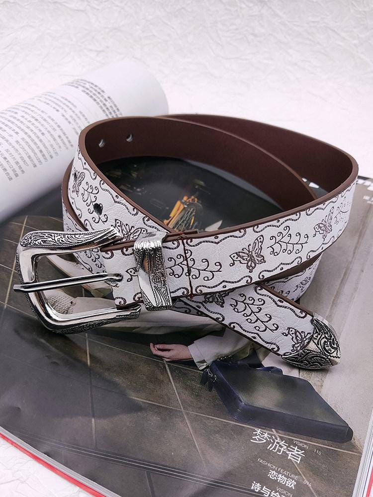 小物 ovy deciChoromexcel narrow western belt Narrow Western Belt - Etsy Hong Kong