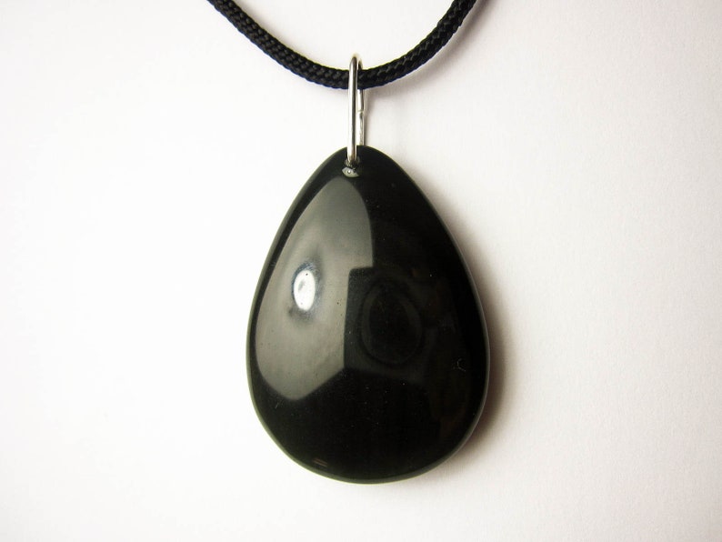 black obsidian stone obsidian necklace rainbow obsidian, black obsidian obsidian jewelry obsidian pendant raw black obsidian