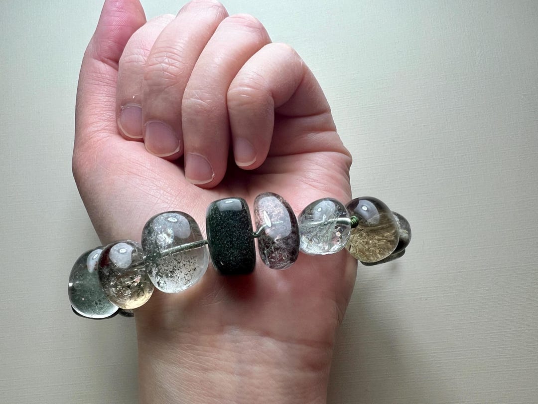 Sentimental Protection Garden Quartz Bracelet Plant Lover Gift Protection Bracelet Sentimental ...