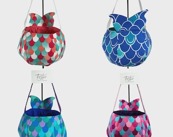 Mermaid Tote Bag – Under the Sea Party Favor – Kids Gift Bag