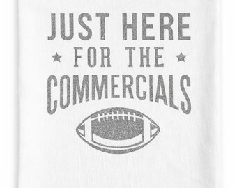 Funny Football Commercials Kitchen Towel | Super Bowl Party Decor