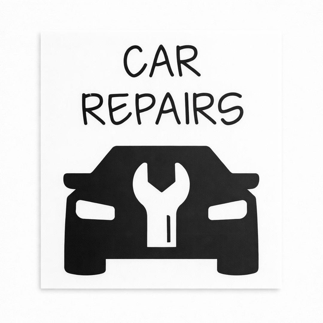 Car Repairs Vinyl Decal | Money Jar Sticker | Savings Label | Financial ...