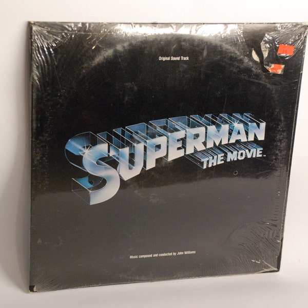 Rare Sealed Vinyl Record - John Williams - Superman the Movie, Original Soundtrack, LP Album 1978 Stage and Screen