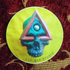 Cosmic Skull sticker
