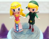 Custom Wedding Cake Topper Nintendo Zelda Link Tri-Force Theme
