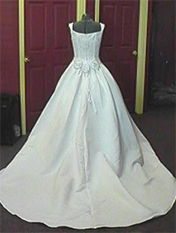 WEDDING GOWN dress new vintage #ALEXANDRIA  white… - image 7