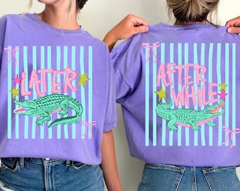 Later Gator PNG, After While Crocodile PNG, Funny Alligator PNG, Cute Gator Png, Catch Phrase Png, Crocodile Quote Png Design