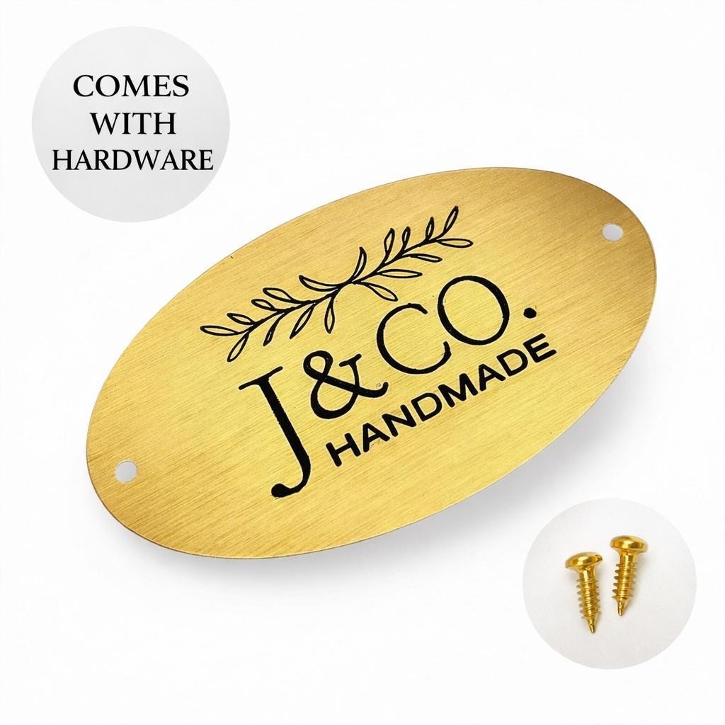 Room Rabel Custom Engraved. Brass Oval Sign, Small Oval Room Label With Screws to ...