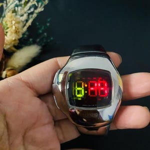 Retro Digital Led Watch - Etsy