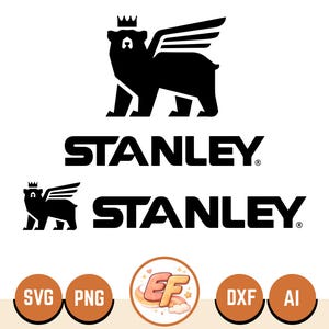 Circuito Silueta STANLEY | Imágenes prediseñadas de logotipos de marca | Logotipo de botella | Imagen vectorial deportiva | Todos los formatos disponibles