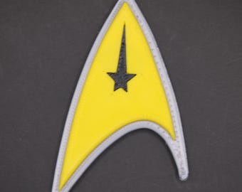 Réplica del accesorio de la insignia de comunicación de Star Trek: Serie original, Strange New Worlds (accesorio magnético)