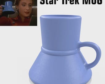 Star Trek Deep Space Nine Kiras Raktagino mug (3D Printed)
