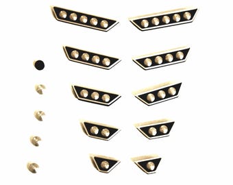 Insignias de rango de Star Trek Picard del siglo XXV: Almirante y Servicio Activo