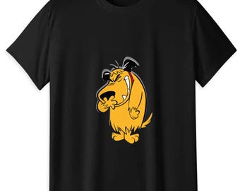 Retro Muttley Laughing Cartoon T-Shirt, Classic 60s Cotton Unisex Tee