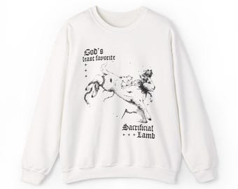 Sudadera de cuello redondo "El menos favorito de Dios"