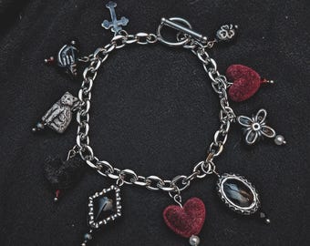 Gothic Charm Bracelet