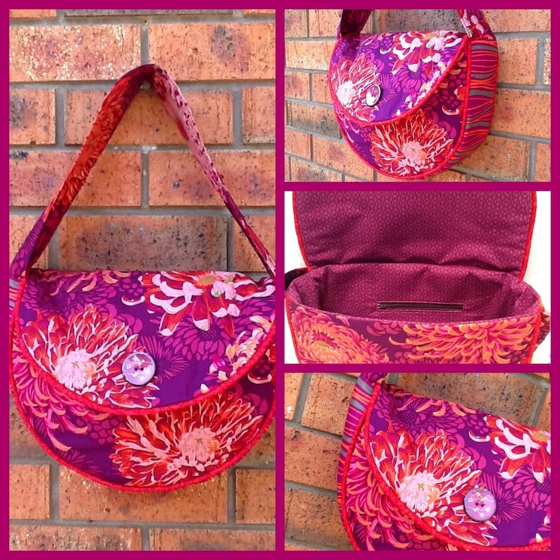 Bag Pattern Piping Hot Curves Bag Pdf Pattern - Etsy