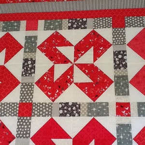 Quilt Pattern Raspberry Licorice PDF Version, original design by Sew Well Maide image 4