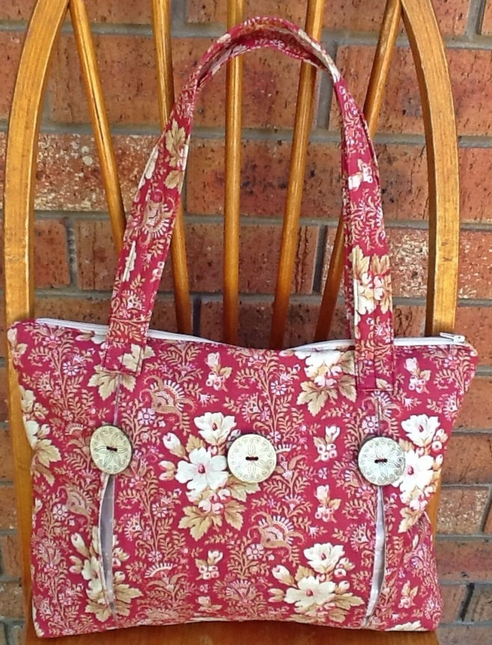 Bag Pattern Pleated Romance Bag Pdf Pattern Etsy