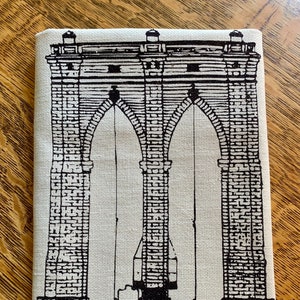 Brooklyn Bridge/Tea Towel/cotton tea towel image 1