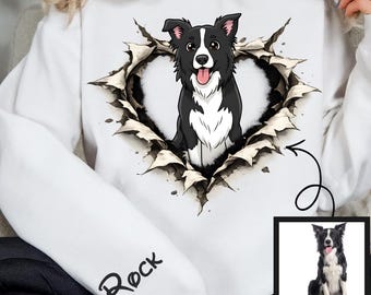 Custom Cartoon Pet Portrait DTF Transfer, Personalized Pet illustration Ready to Press