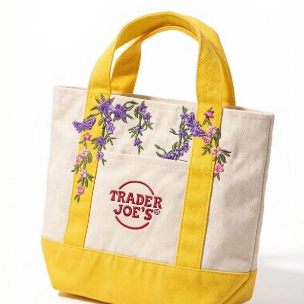 Redesigned Trader Joe’s iconic mini canvas tote