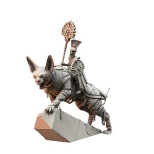 Gatos Esfinge - Miniaturas de Resina / El Legado del Faraón de Crab Miniatures