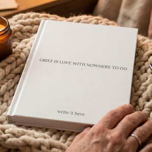 Trauer Tagebuch für Verlust | Healing Journal for Trauernde | Beileid Geschenk | Verlust eines geliebten Menschen Notizbuch | Emotionale Unterstützung Notizbuch | Trauerfall