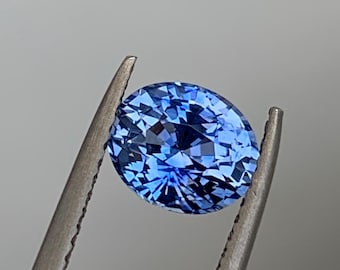 Pastel Blue Sapphire 1.57, Loose Oval Gemstone, Engagement Ring, Sri Lankan Sapphire