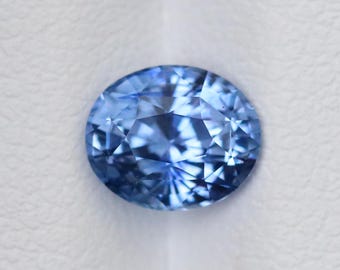 Pastel Blue Sapphire 1.57, Loose Oval Gemstone, Engagement Ring, Sri Lankan Sapphire