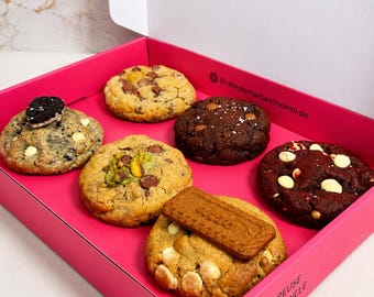 6er Cookies Entdeckungsbox - amerikanische Style