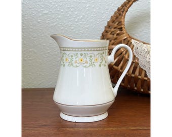 Vintage Tientsin Porcelain Floral Creamer Pitcher